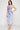 One Shoulder Denim Print Dress
