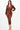 Front Ruched V-Neck Midi Dress