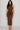 Ruched Halter Midi Dress with Gold Hardware