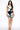 Scarf Detail Strapless Bodycon Mini Dress