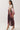 Printed Draped Kaftan Maxi Dress