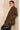 Collarless V-neck blazer with Detachable Scarf