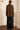 Collarless V-neck blazer with Detachable Scarf