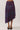 Plaid Print Asymmetric Midi Skirt