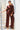 Draped Cape Top & Wide-Leg Pants Set