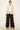 Button-Front Tie Neck Blouse