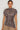 Geo Stripe Draped Top & Wrap Wide-Leg Pants Set (TOP ONLY)