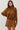 High-Neck Satin Blouson Mini Dress