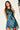 Plaid Halter Neck Open Back Mini Dress