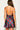 Plaid Halter Neck Open Back Mini Dress