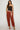 Printed Scarf Belt Relaxed Ankle Tab Pants