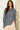 2-Way Scarf-Layered Gingham Button-Down Shirt