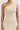 One-Shoulder Tassel Trim Ribbed Midi Dress