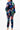 Multicolor jacket & jogger pants set